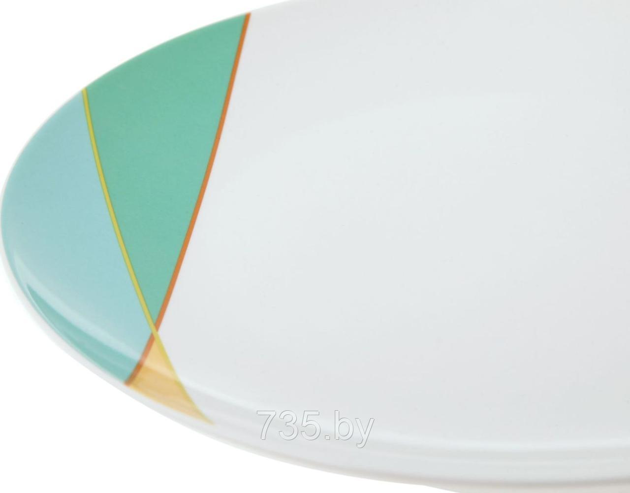 Тарелка десертная d20.3см, Parallels, фарфор, разноцветный - фото 2 - id-p175811990