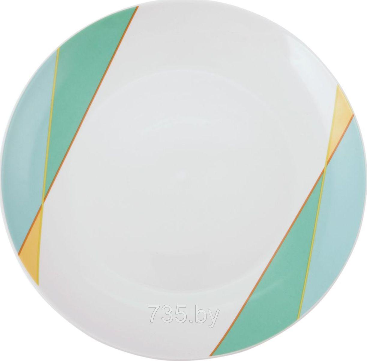 Тарелка десертная d20.3см, Parallels, фарфор, разноцветный - фото 3 - id-p175811990