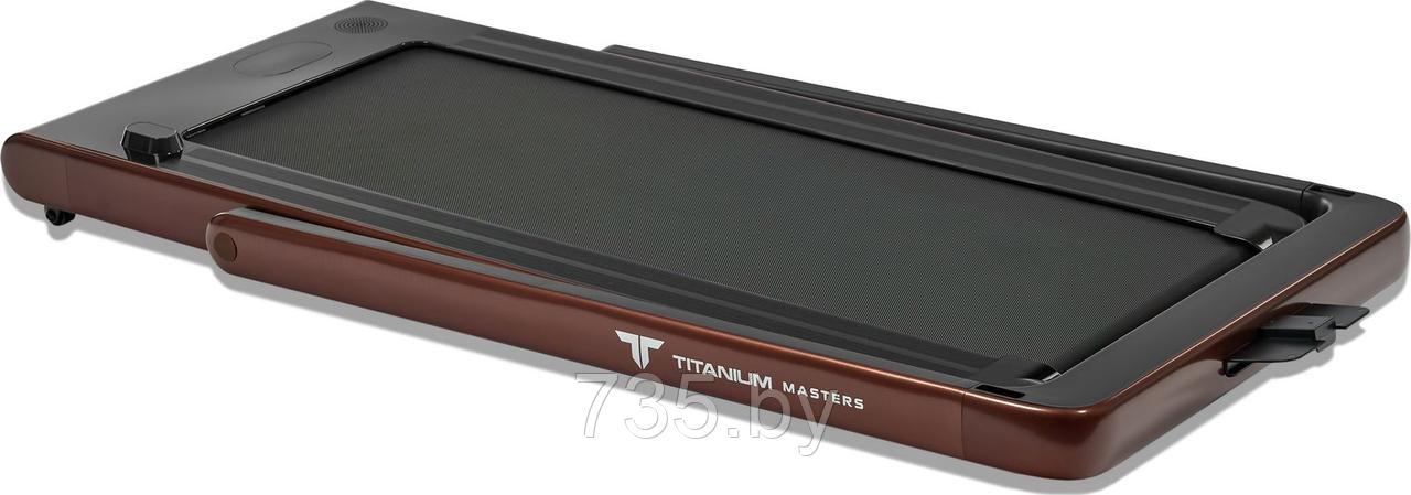 Беговая дорожка Titanium Masters Slimtech C10, коричневая - фото 3 - id-p175812013