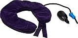Воротник массажный надувной, фиолетовый, фото 5