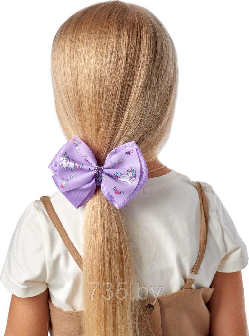 Резинка для волос "ЕДИНОРОЖКА", фиолетовый - фото 4 - id-p194222366