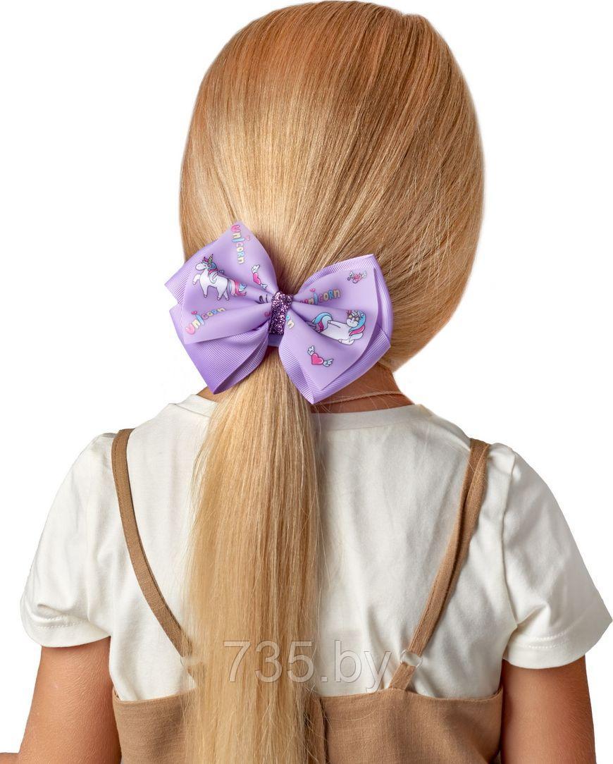 Резинка для волос "ЕДИНОРОЖКА", фиолетовый - фото 5 - id-p194222366