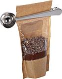 Ложка-зажим мерная с длинной ручкой для кофе, чая и сыпучих продуктов, цвет серебряный, фото 6