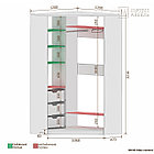 Шкаф-купе СЕНАТОР ШК30 Классика угловой (1,2м), фото 9