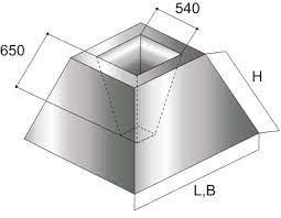 Фундамент стаканного типа ФЖ18М-2 по серии 71159-с - фото 2 - id-p160721142