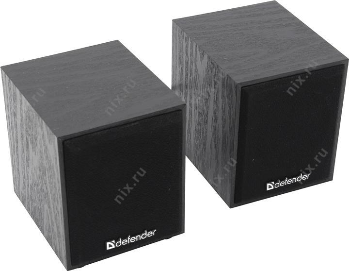 Колонки Defender SPK 230 (2x2W, дерево, питание от USB) 65223
