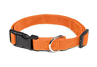 Ошейник нейлоновый для собак "Эталон" Gamma (оранжевый) L 25*350-550 мм