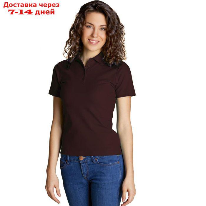 Рубашка женская, размер 50, цвет тёмнно-шоколадный - фото 1 - id-p193950790