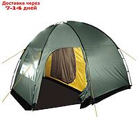Палатка, серия Casmping Dome 4, зелёная, 4-местная
