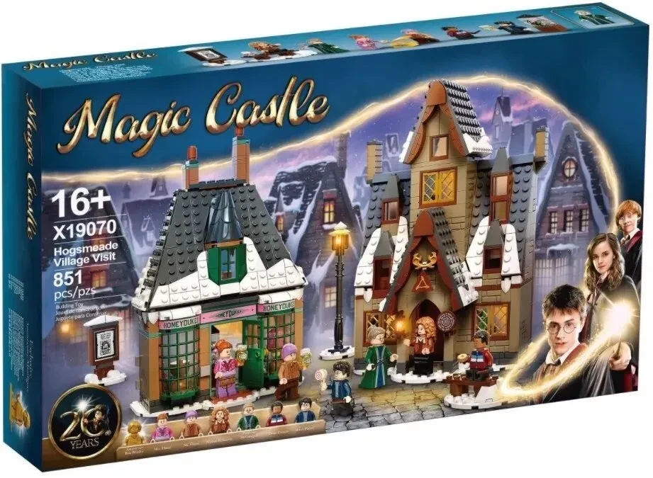 Конструктор Гарри Поттер Magic Castle 19070 "Визит в деревню Хогсмид", 851 деталь - фото 1 - id-p194233686