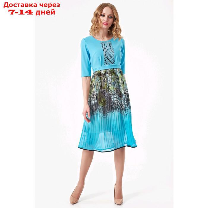 Платье женское, размер 42, цвет голубой - фото 2 - id-p193951266