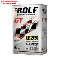 Моторное масло Rolf GT 5W-30 SN/CF синтетическое, 4 л