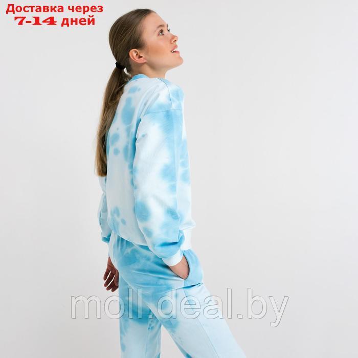 Свитшот женский MINAKU: Casual Collection цвет голубой, р-р 48 - фото 2 - id-p193966169