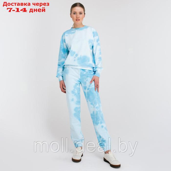 Свитшот женский MINAKU: Casual Collection цвет голубой, р-р 48 - фото 5 - id-p193966169