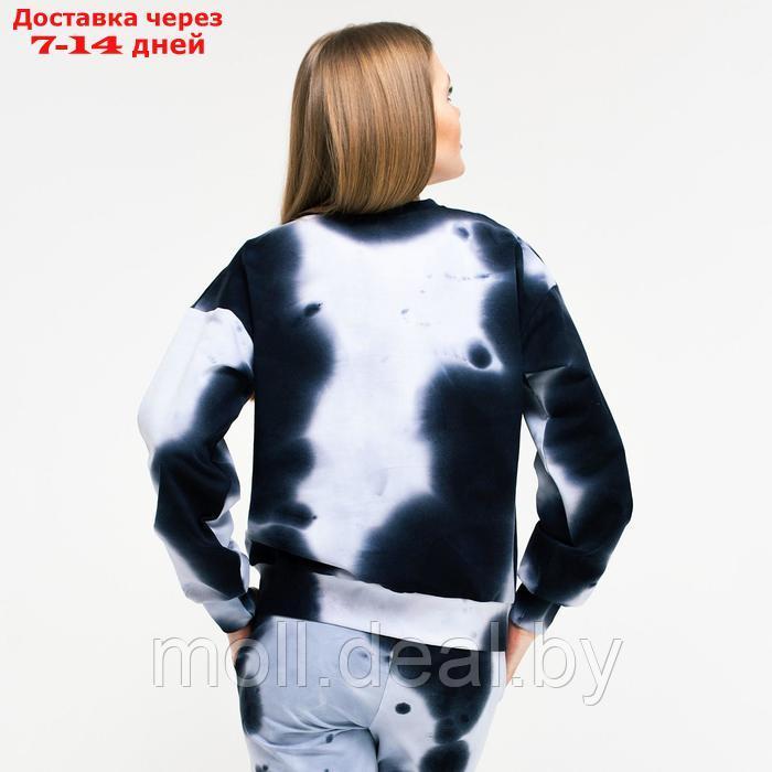 Свитшот женский MINAKU: Casual Collection цвет синий, р-р 44 - фото 3 - id-p193966204