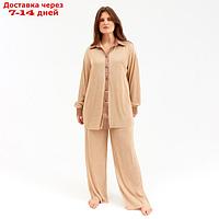 Костюм женский MINAKU: Casual Collection цвет кофе, р-р 50