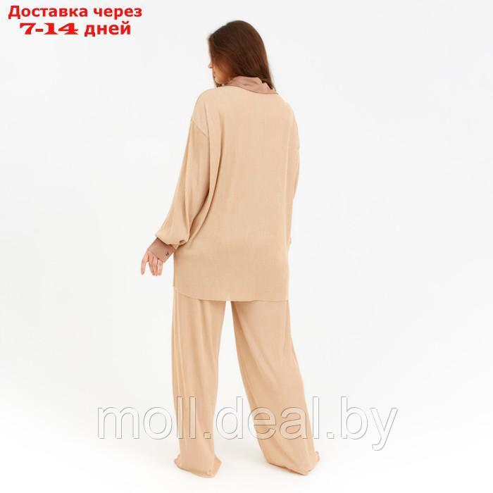 Костюм женский MINAKU: Casual Collection цвет кофе, р-р 50 - фото 4 - id-p193966489