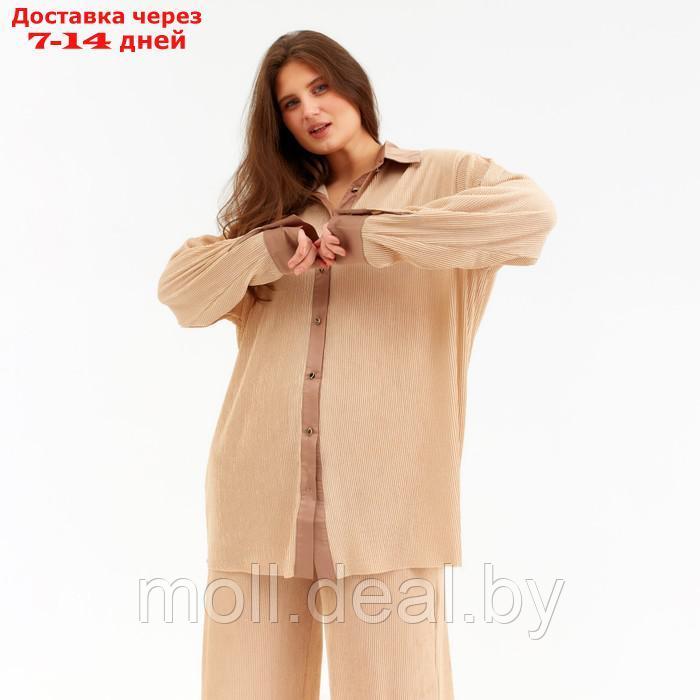 Костюм женский MINAKU: Casual Collection цвет кофе, р-р 50 - фото 5 - id-p193966489