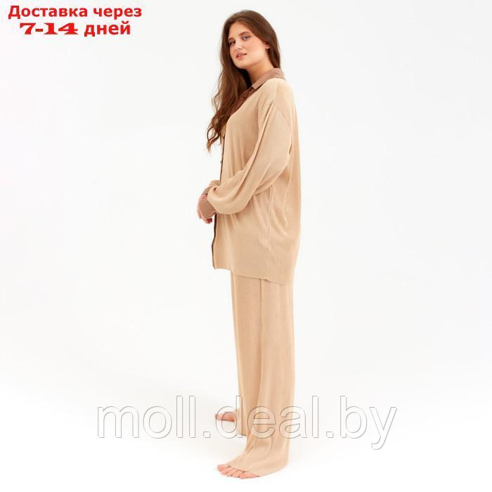 Костюм женский MINAKU: Casual Collection цвет кофе, р-р 50 - фото 7 - id-p193966489