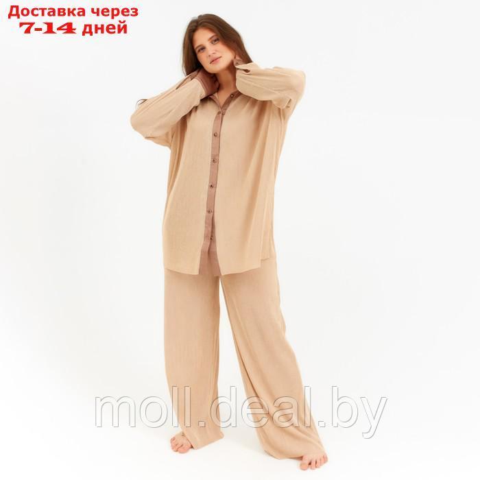 Костюм женский MINAKU: Casual Collection цвет кофе, р-р 50 - фото 8 - id-p193966489