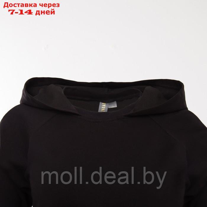 Комплект женский (толстовка, брюки) MINAKU: Home comfort цвет чёрный, р-р 54 - фото 8 - id-p193966502