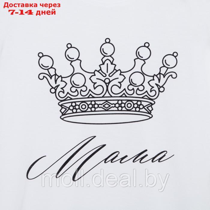 Пижама женская (футболка и брюки) KAFTAN "Crown" р. 44-46 - фото 3 - id-p193966525