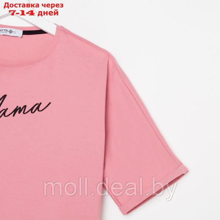 Пижама женская (футболка и брюки) KAFTAN "Pink" р. 48-50 - фото 5 - id-p193966529