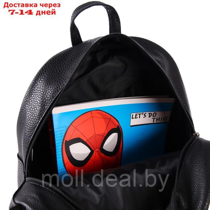 Рюкзак из искусственной кожи "Человек-паук" 27*23*10 см - фото 5 - id-p194196651