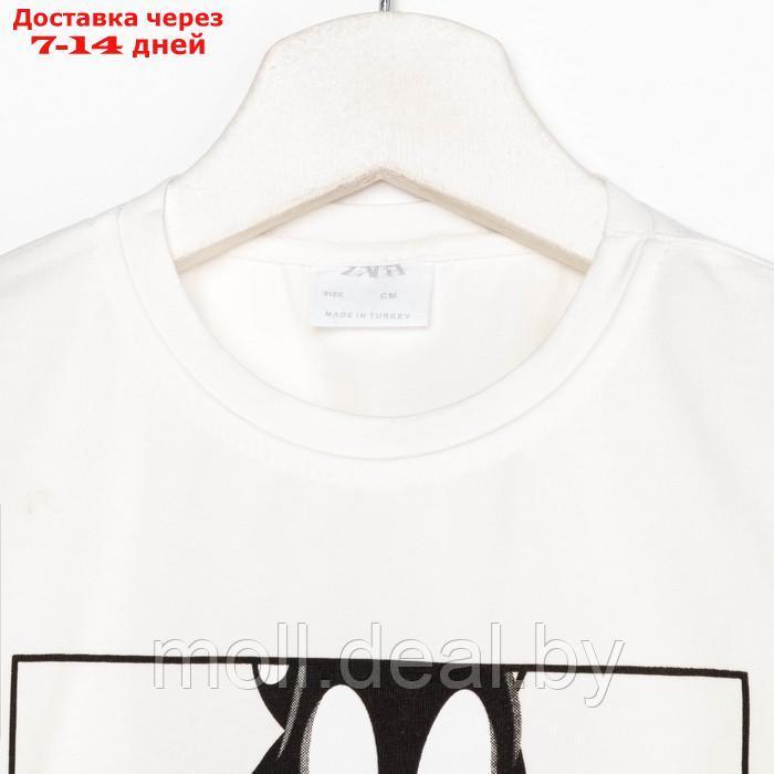 Комплект детский (футболка, шорты) Looney Tunes, цвет белый, рост 86-92 см (1-2) - фото 2 - id-p193961890