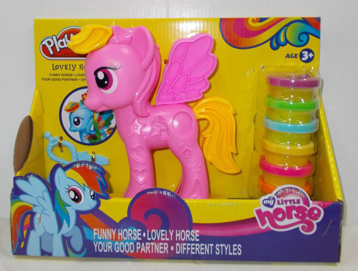 Игровой набор пластилина Play-Toy набор Пони 'My Little Pony' SM8001 тесто для лепки - фото 1 - id-p194236947