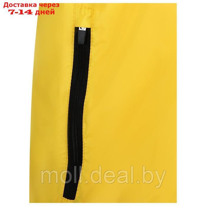 Ветровка унисекс с сумкой black/ yellow размер 54 - фото 9 - id-p193968206