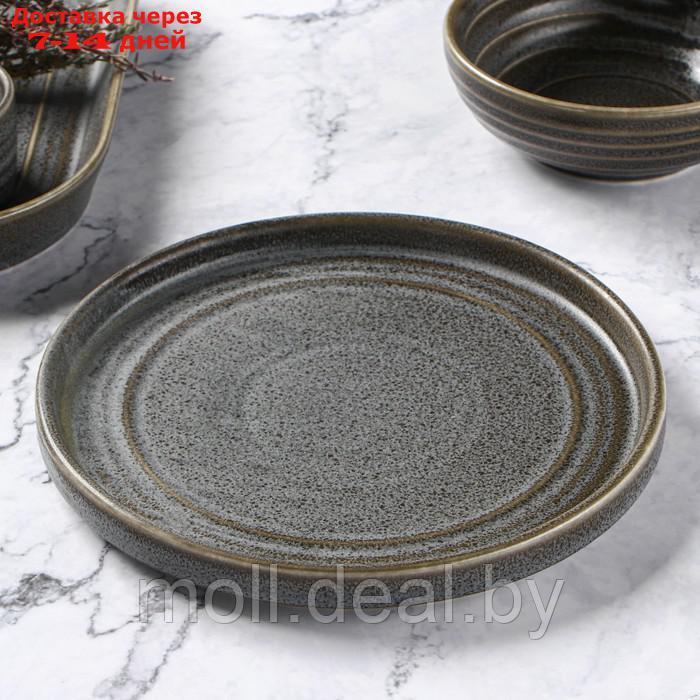 Тарелка десертная Magistro Urban, 18,5×1,6 см, цвет серый - фото 3 - id-p194195620