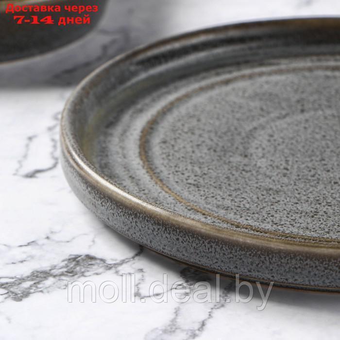 Тарелка десертная Magistro Urban, 18,5×1,6 см, цвет серый - фото 4 - id-p194195620