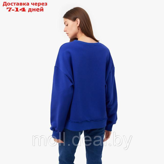 Джемпер (свитшот) женский MINAKU: Casual Collection цвет электро, р-р 42-44 - фото 4 - id-p193966636