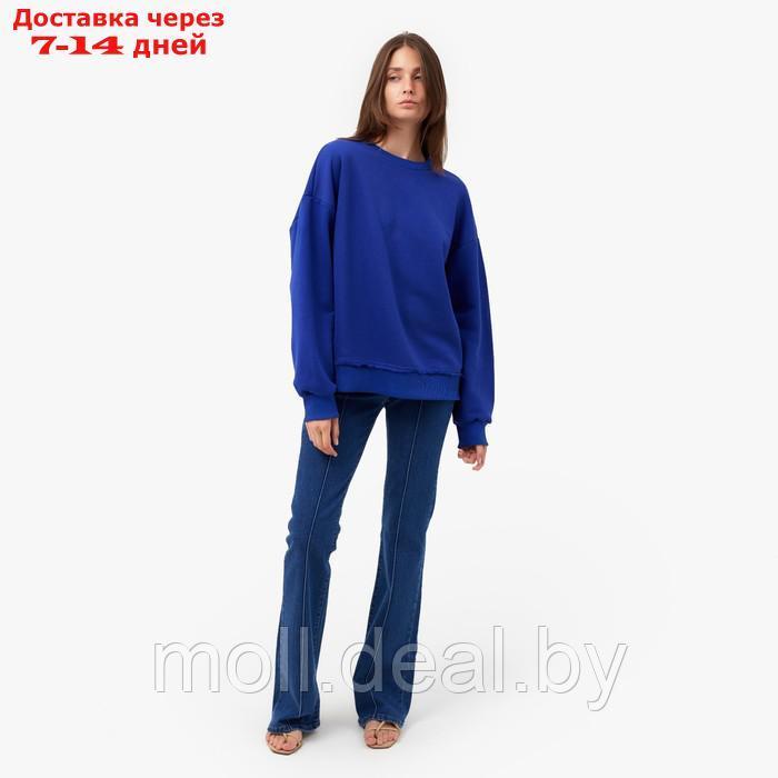 Джемпер (свитшот) женский MINAKU: Casual Collection цвет электро, р-р 42-44 - фото 8 - id-p193966636