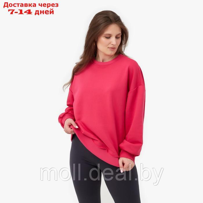 Джемпер (свитшот) женский MINAKU: Casual Collection цвет фуксия, р-р 50-52 - фото 6 - id-p193966637