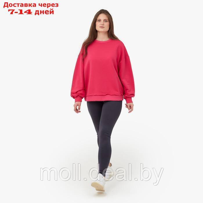 Джемпер (свитшот) женский MINAKU: Casual Collection цвет фуксия, р-р 50-52 - фото 7 - id-p193966637