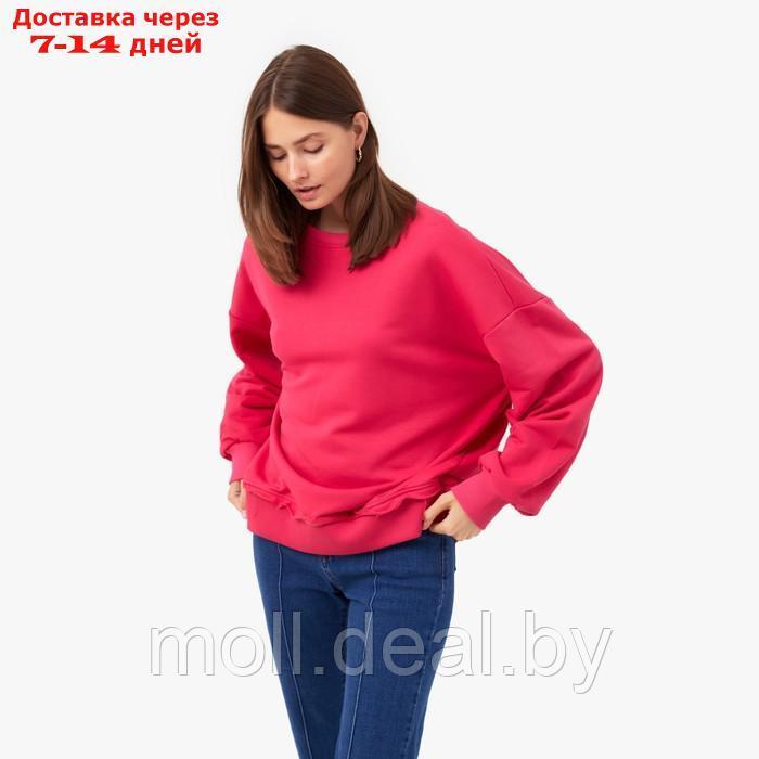 Джемпер (свитшот) женский MINAKU: Casual Collection цвет фуксия, р-р 42-44 - фото 6 - id-p193966655