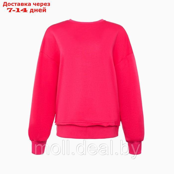 Джемпер (свитшот) женский MINAKU: Casual Collection цвет фуксия, р-р 46-48 - фото 8 - id-p193966656