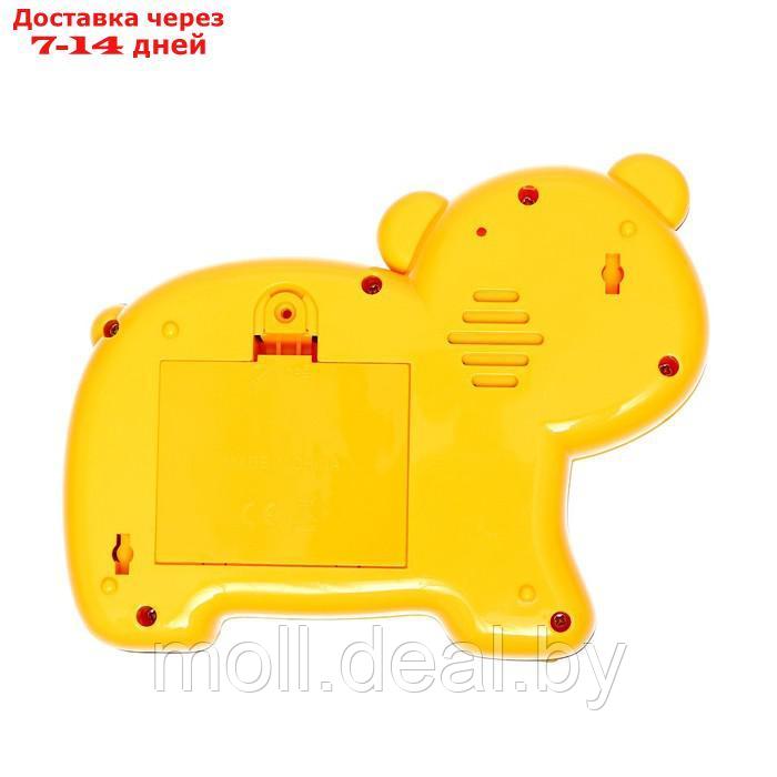 Музыкальная игрушка "Любимый друг", звук, свет, жёлтый мишка - фото 3 - id-p193971352