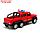 Машина металлическая "Джип 6X6 спецслужбы", 1:32, инерция, цвет красный, фото 4