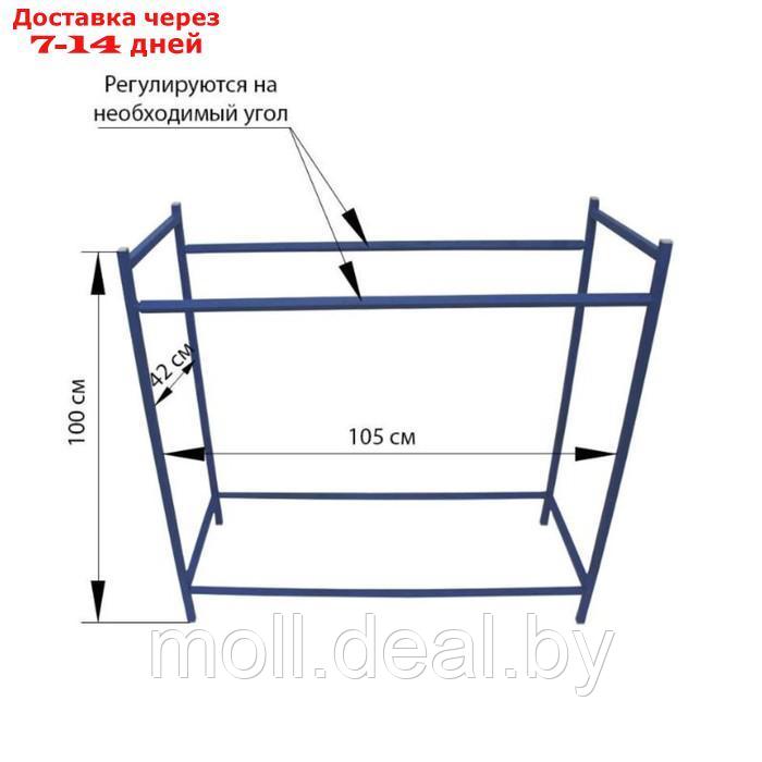 Стеллаж Даяс 105 х 100 см, на 8 колес до R19 - фото 2 - id-p193966712