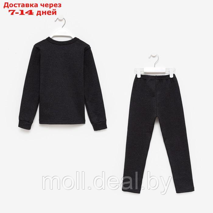Комплект термобелья ( джемпер, брюки) для девочки, цвет серый, рост 164 см - фото 7 - id-p194193790
