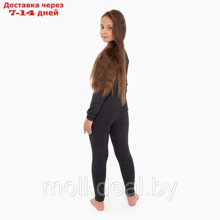 Комплект термобелья ( джемпер, брюки) для девочки, цвет серый, рост 158 см - фото 4 - id-p194193803
