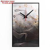 Часы настенные, серия: Интерьер, "Мрамор", 57 х 35 см