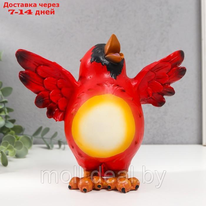 Сувенир полистоун "Красная птица" 18х10,5х19,5 см
