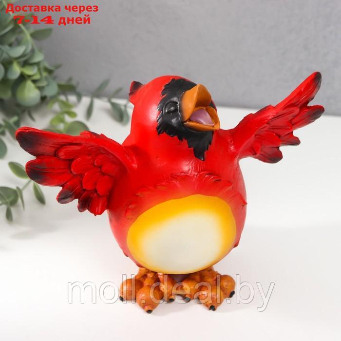 Сувенир полистоун "Красная птица" 18х10,5х19,5 см - фото 5 - id-p193971517