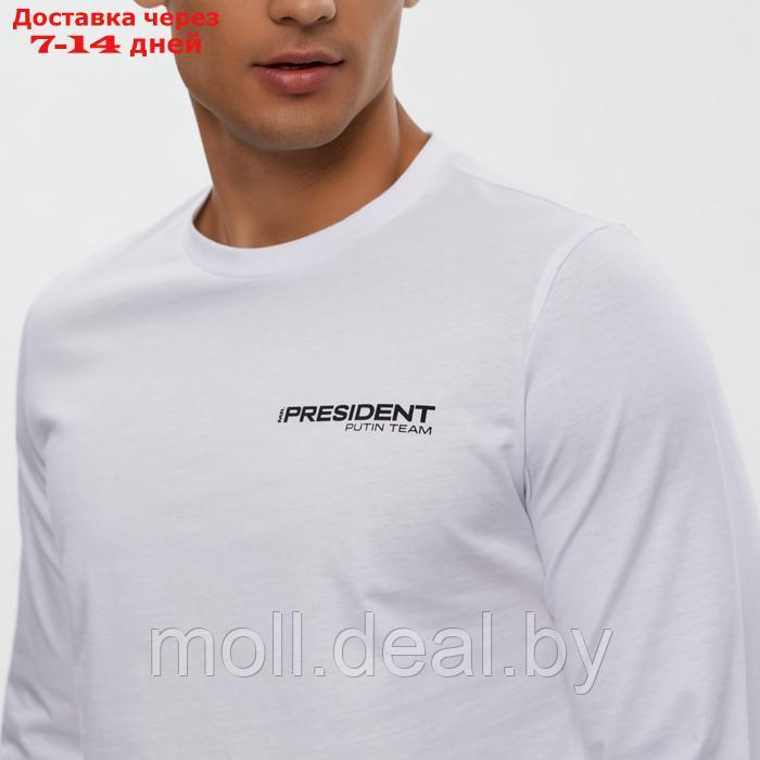 Лонгслив President, XXL, цвет серый, 100% хлопок, кул.гладь 150 г/м2 - фото 6 - id-p193961254