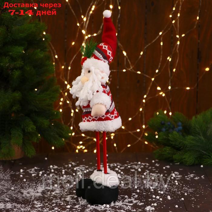 Мягкая игрушка "Дед Мороз" с ёлочкой длинные ножки 14*36 см - фото 4 - id-p193969075