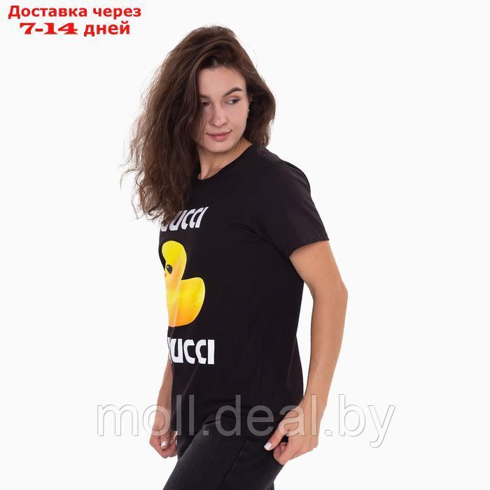 Футболка женская GUCCI XUYUCCI, цвет черный, размер 54 - фото 6 - id-p194197079